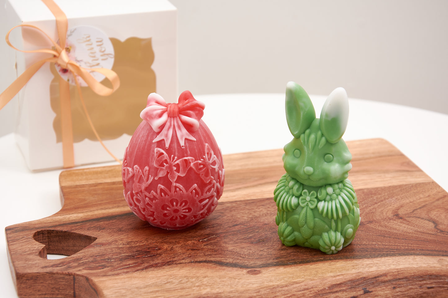 Easter Bunny and Egg Soap Set | Perfect Easter Gift | Soap Figurines for Easter | Bunny Soap | Easter Party Favors | Scented Soap
