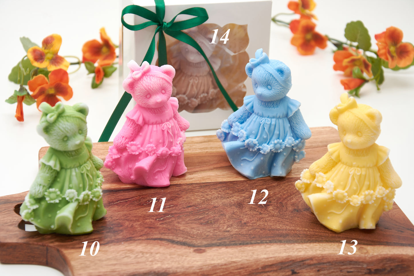 Bath Soap Toy for Kids – Cute Animal Soaps - Teddy Bear, Bunny, Baby & Princess – Fun and Colourful Bath Time – Baby Shower Keepsake Idea