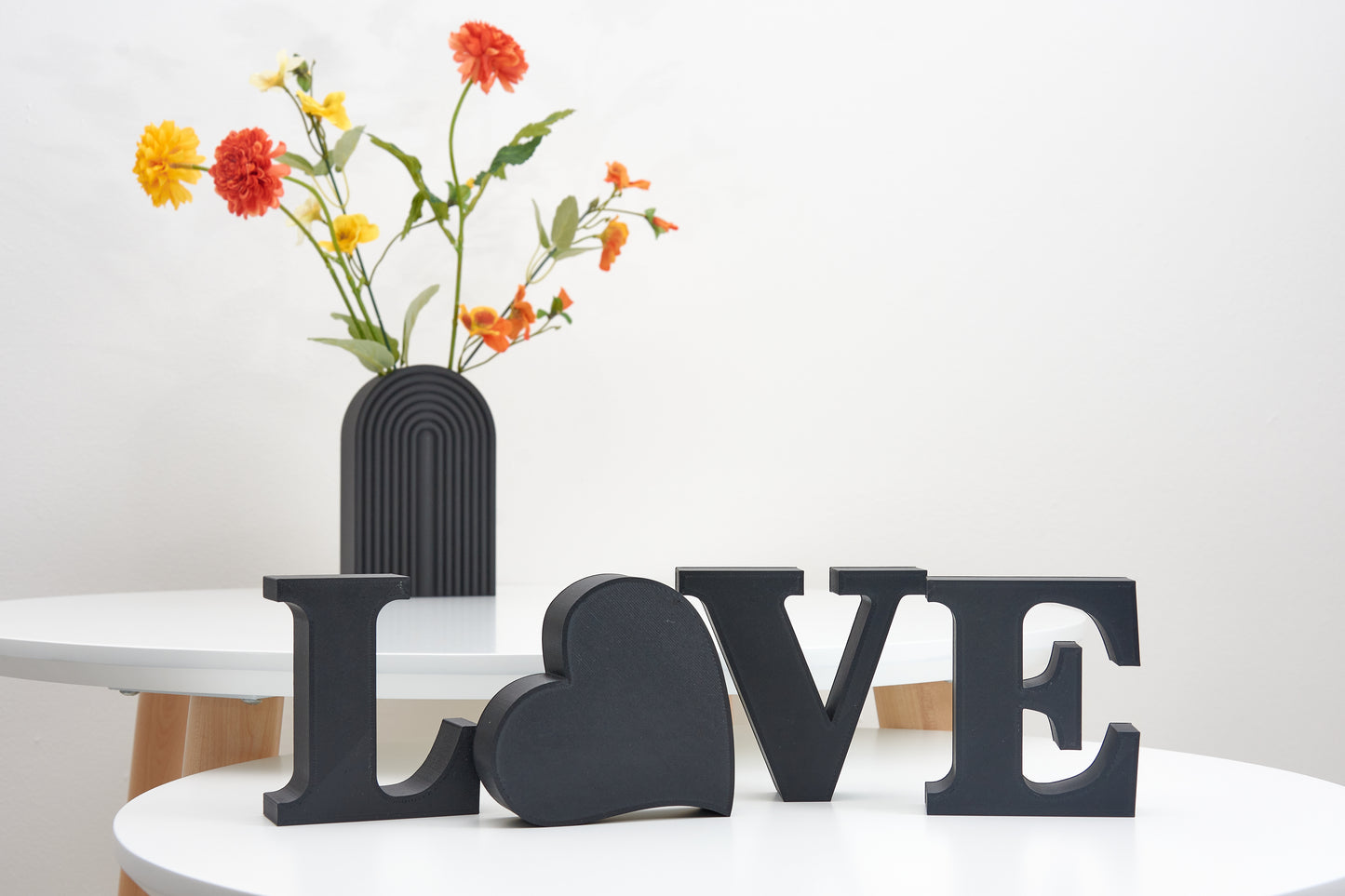 Love Letter Ornament | Freestanding Decor for Home Decoration | Romantic arrangement for shelf