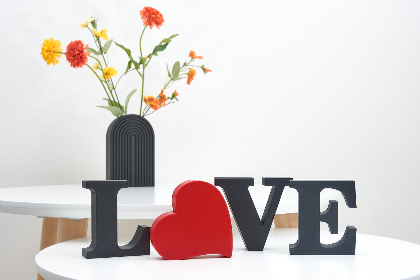 Love Letter Ornament | Freestanding Decor for Home Decoration | Romantic arrangement for shelf