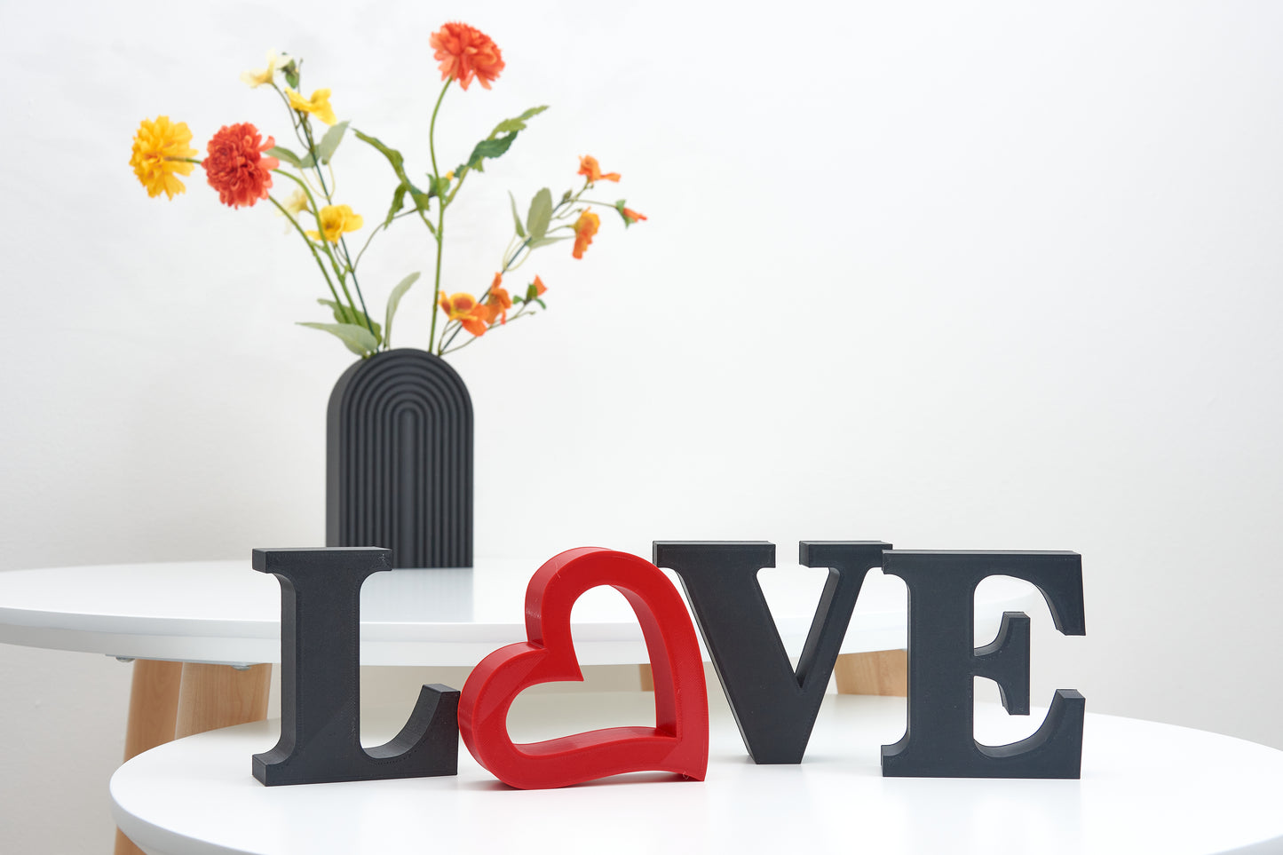 Love Letter Ornament | Freestanding Decor for Home Decoration | Romantic arrangement for shelf