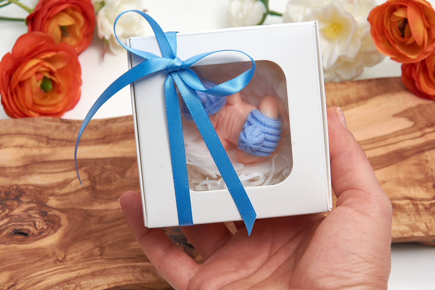 Baby on Wing | Christening Gift | 1st Birthday Party | Newborn Baby Shower Gift for Guests | Cute Baby First Gift |Scented Baby Shower Favor