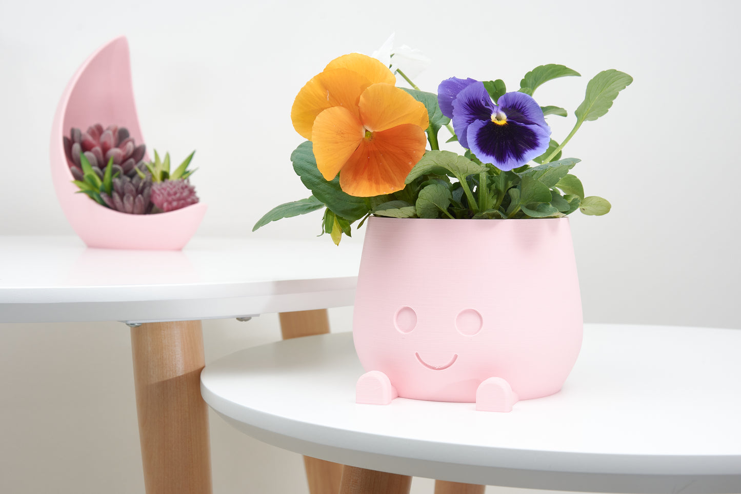Cute plant pot Smiling Pot Smiley Face Pot Sprinkle Some Joy in Your Plant Corner Playful Planter A Dash of Humor for Your Indoor Garden