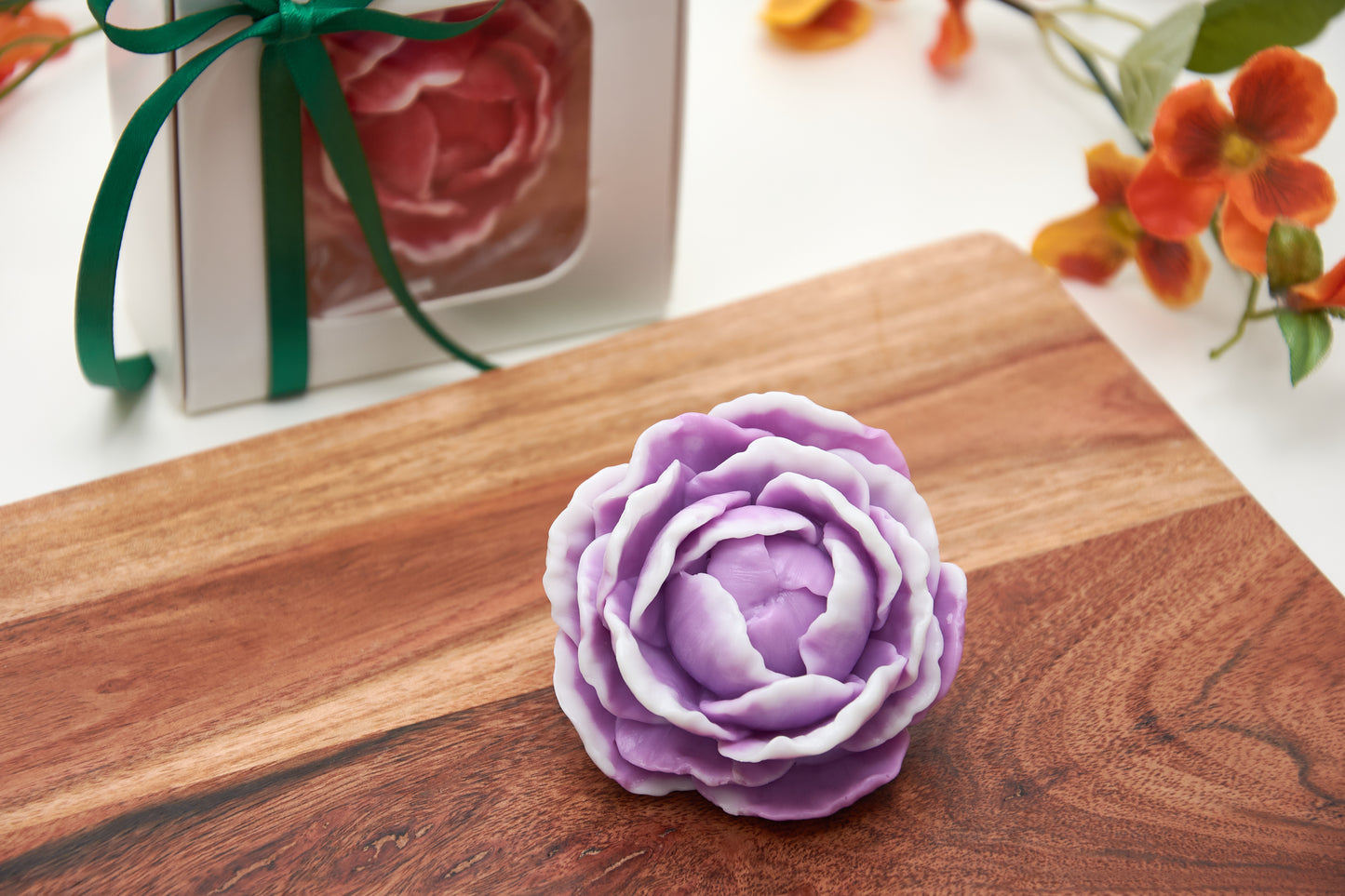 Soap Peony Flower | Elegant Peony Soap Gift | Peony Flower Wedding Favors | Baptism Gift | Special Event Gift | Scented Soap | Soap Bar