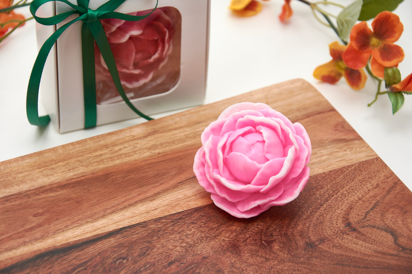 Soap Peony Flower | Elegant Peony Soap Gift | Peony Flower Wedding Favors | Baptism Gift | Special Event Gift | Scented Soap | Soap Bar