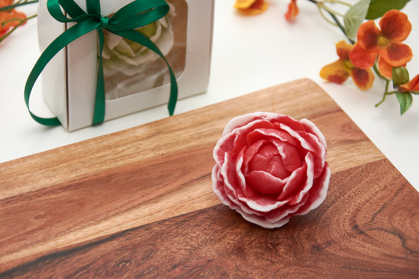 Soap Peony Flower | Elegant Peony Soap Gift | Peony Flower Wedding Favors | Baptism Gift | Special Event Gift | Scented Soap | Soap Bar