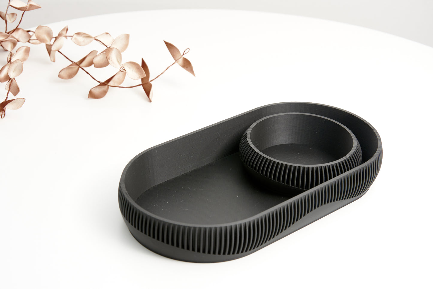Eyeglass, Jewellery Organiser Tray | Catchall, Multi-Storage Holder for Watches, Headphones,  Accessories | Minimalist Design