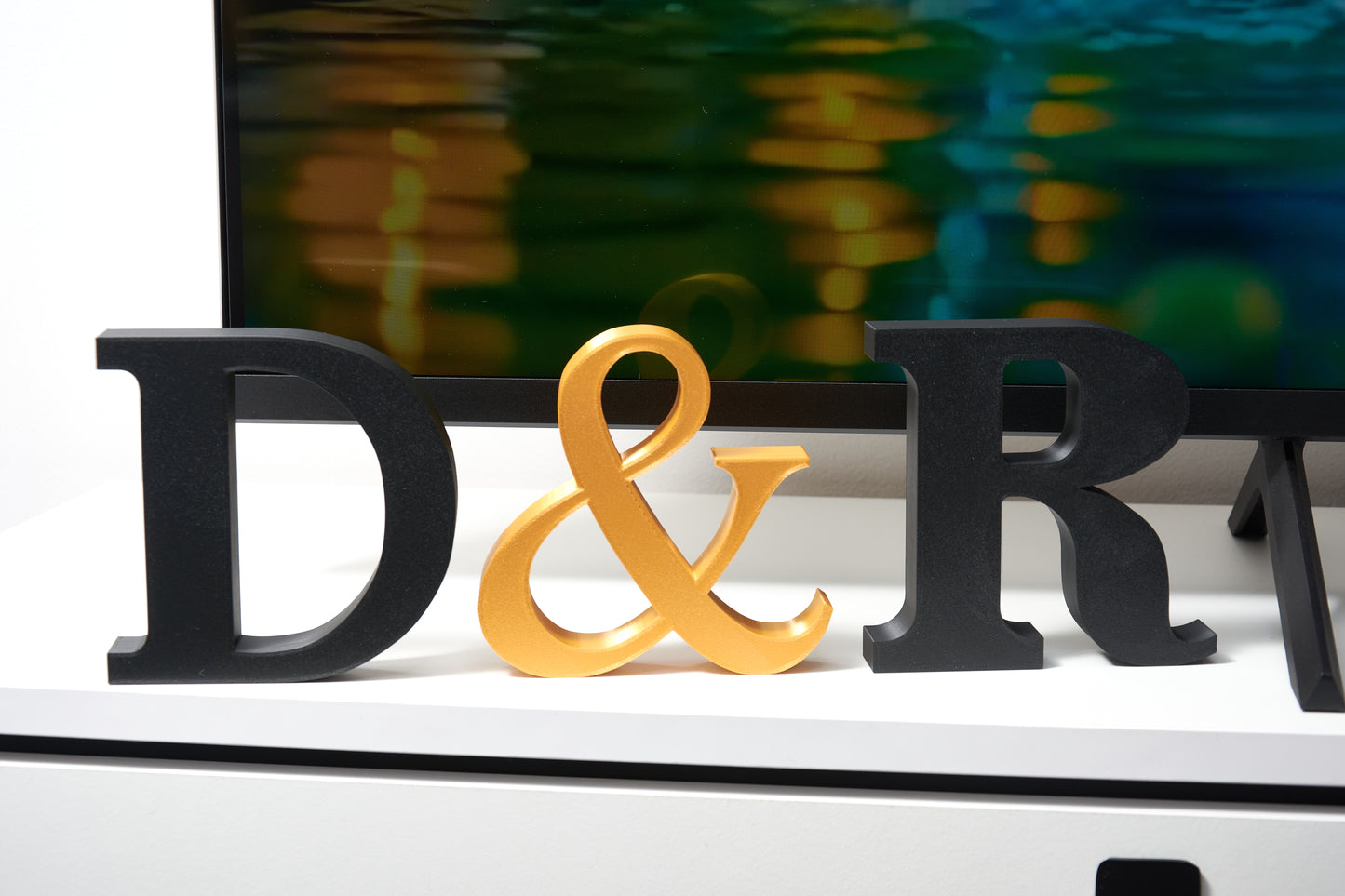 Personalised Letters – Decorative Sign, Couples’ Initials, Names, Words, Freestanding Decor, Gift for a Loved One