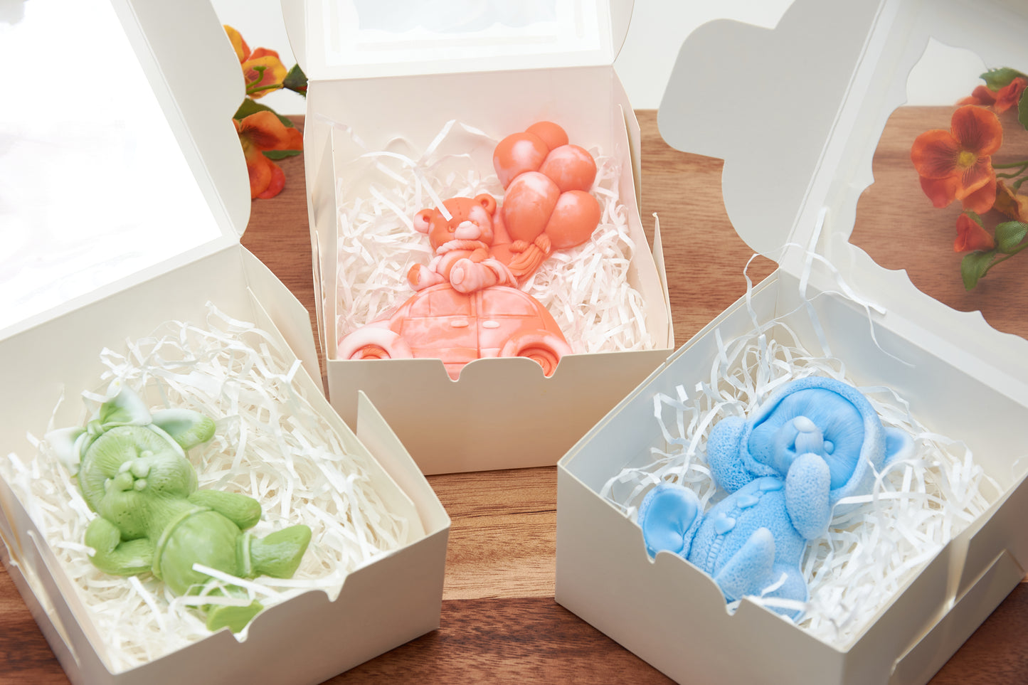 Bath Soap Toy for Kids – Cute Animal Soaps - Teddy Bear, Bunny, Baby & Princess – Fun and  Colourful Bath Time – Baby Shower Keepsake Idea
