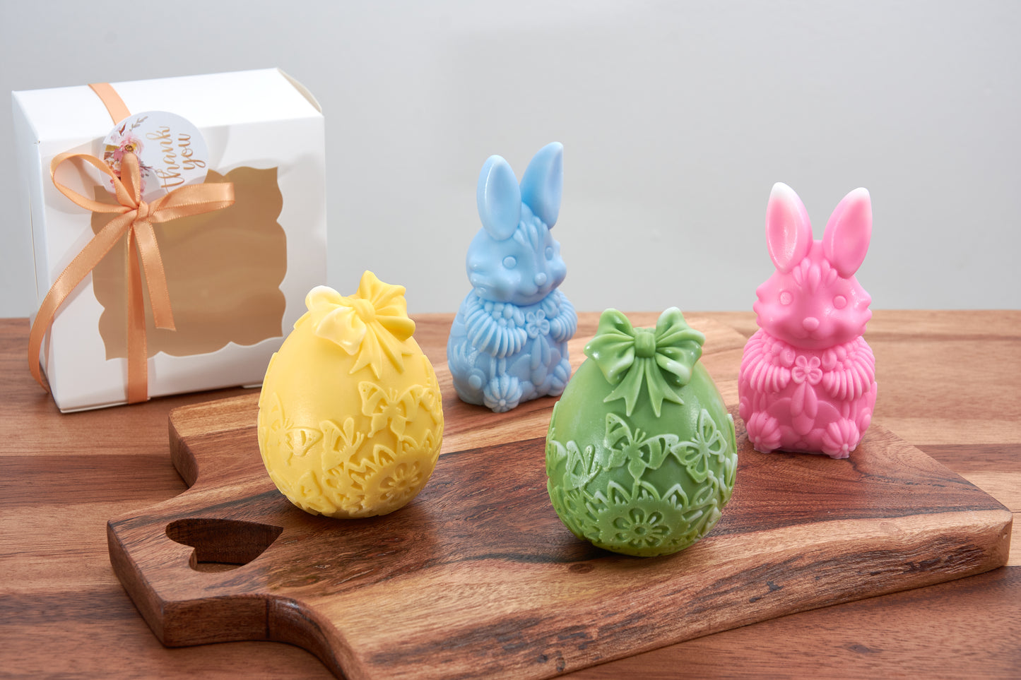 Easter Bunny and Egg Soap Set | Perfect Easter Gift | Soap Figurines for Easter | Bunny Soap | Easter Party Favors | Scented Soap