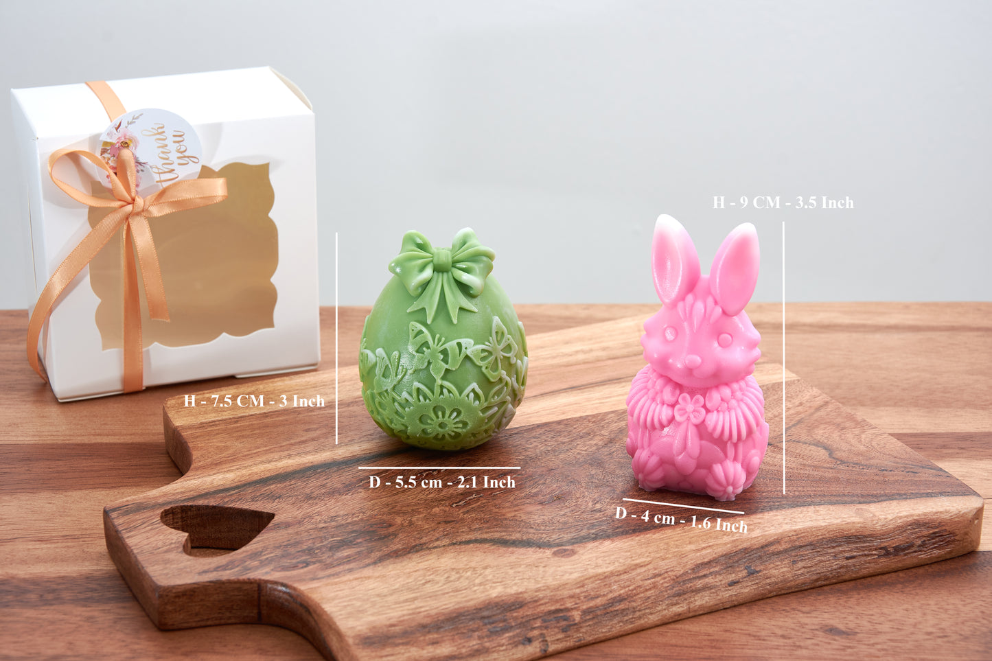 Easter Bunny and Egg Soap Set | Perfect Easter Gift | Soap Figurines for Easter | Bunny Soap | Easter Party Favors | Scented Soap