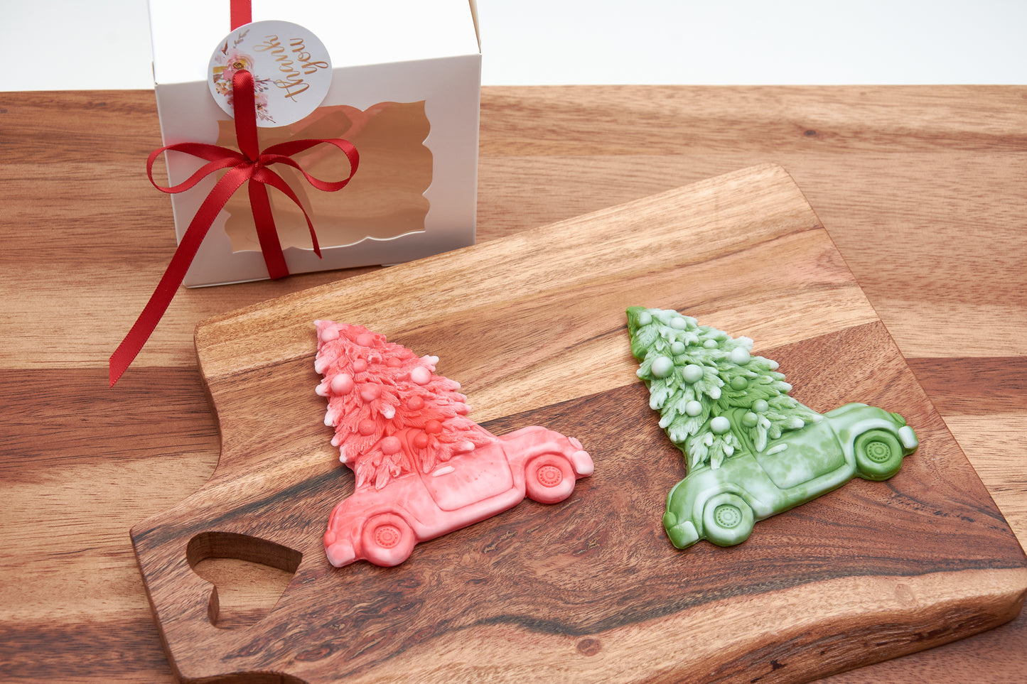 Christmas Car Soap with Christmas Tree | Soap Gift for Boys | Christmas Party Favor | Unique Holiday Gift for Boys | Scented Soap