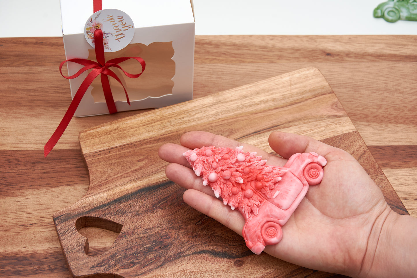 Christmas Car Soap with Christmas Tree | Soap Gift for Boys | Christmas Party Favor | Unique Holiday Gift for Boys | Scented Soap