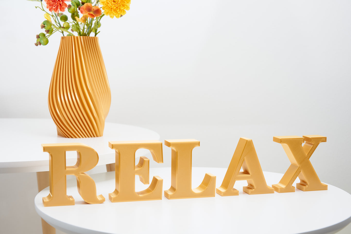 Relax Sign | Freestanding Relax Letters | Bathroom Ornament | Shelf or Mantel Decor | Bathroom decor Relax Word Ornament | Housewarming Gift
