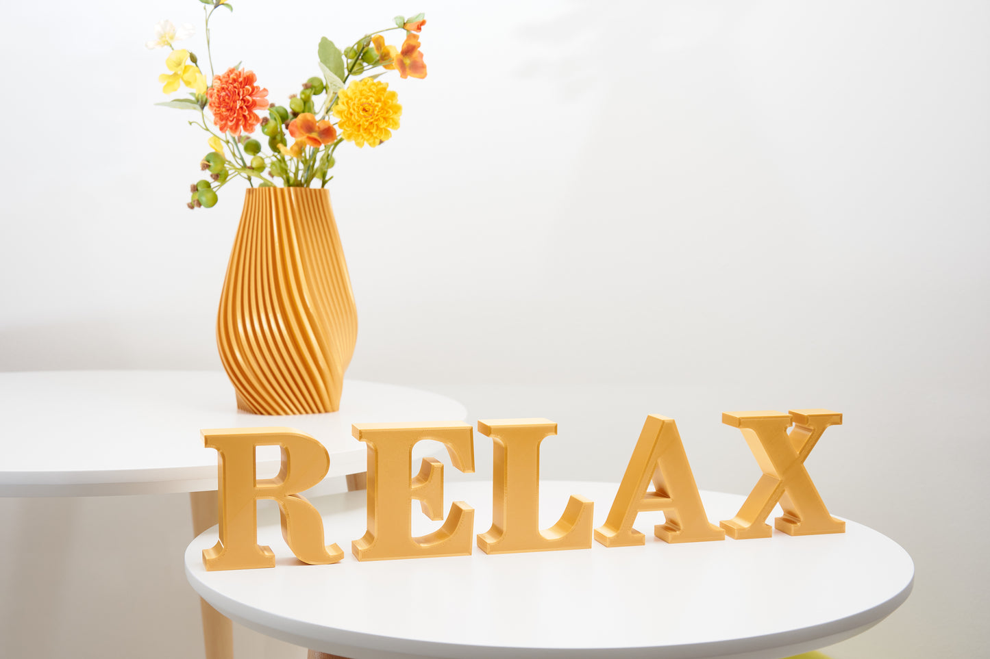 Relax Sign | Freestanding Relax Letters | Bathroom Ornament | Shelf or Mantel Decor | Bathroom decor Relax Word Ornament | Housewarming Gift