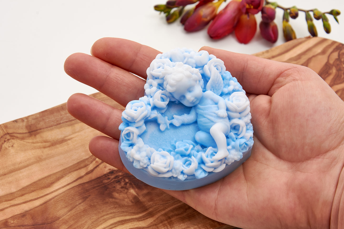 Cherub Soap Set, Baby Shower and Gender Reveal Favors, Christening Keepsake for Guests - Angels