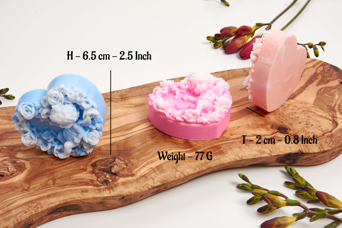 Cherub Soap Set, Baby Shower and Gender Reveal Favors, Christening Keepsake for Guests - Angels