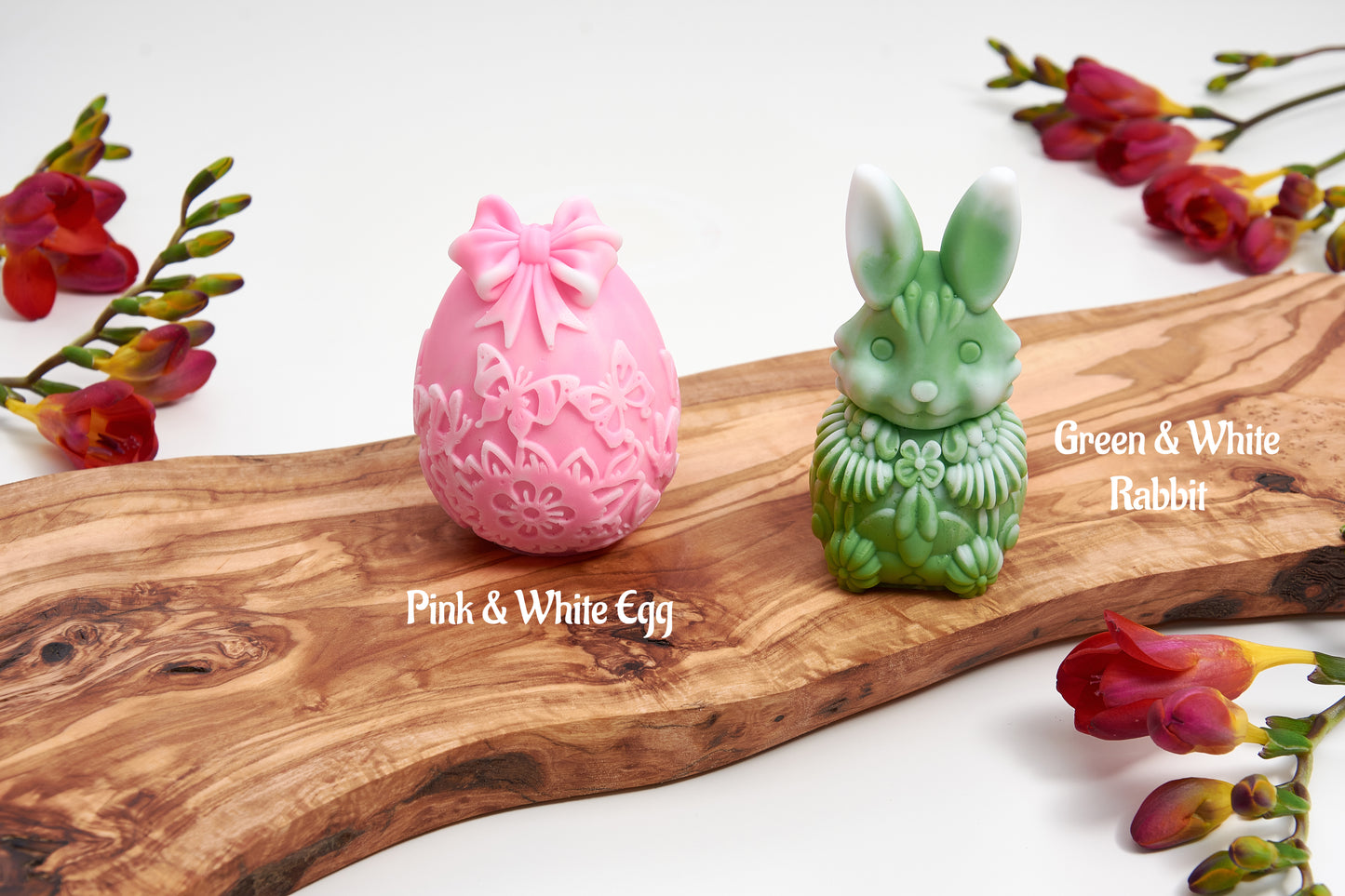 Easter Bunny and Egg Soap Set, Handmade Bar Soap,  Basket Fillers, Party Favours
