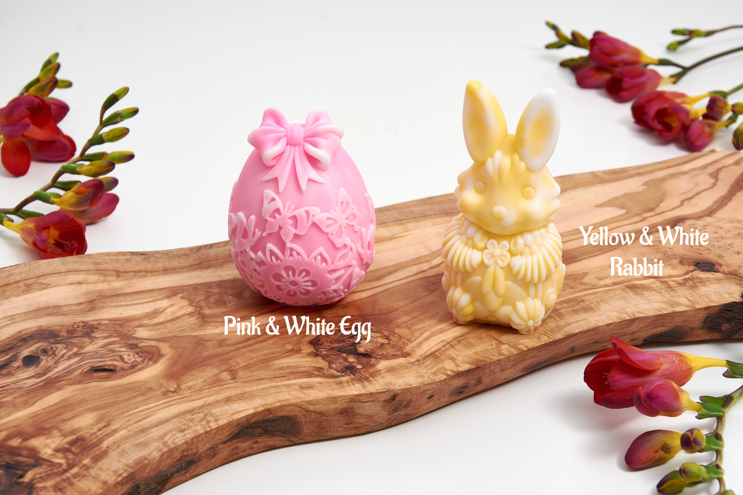 Easter Bunny and Egg Soap Set, Handmade Bar Soap,  Basket Fillers, Party Favours