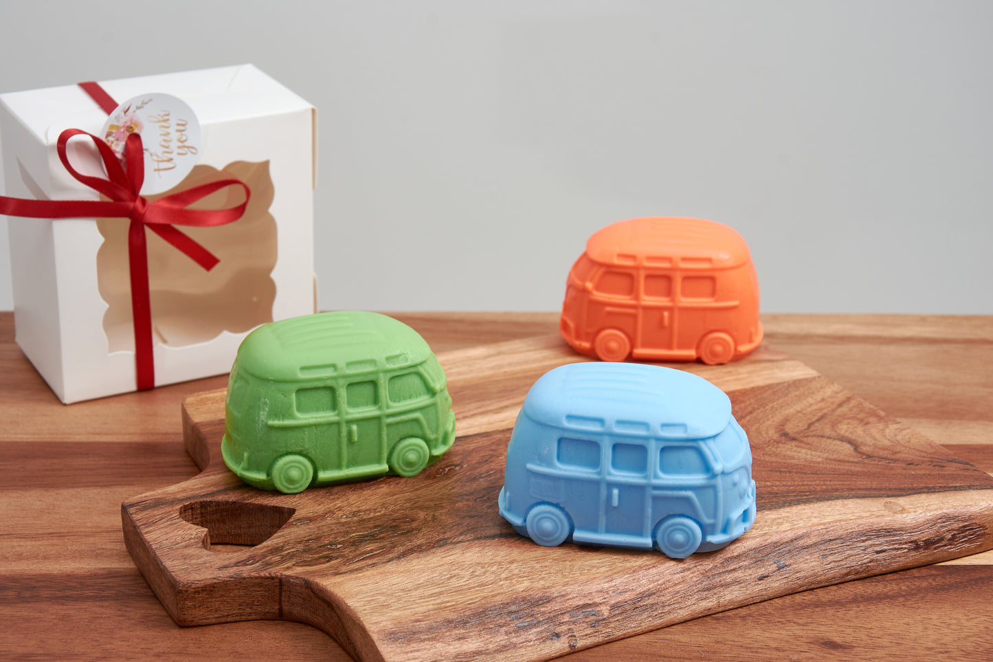 Soap Bus for Boys | Cute Soap Bus Figurine | Baby Shower Favor | Baptism Gift | Nursery Party Favors | Scented Soap | Bus Figurine