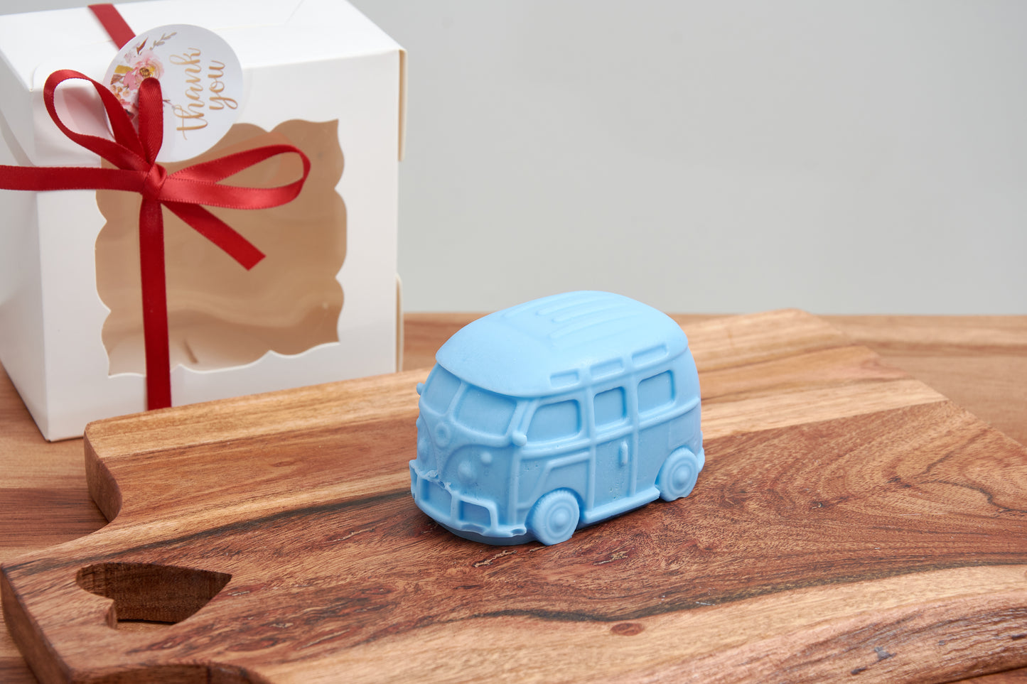 Soap Bus for Boys | Cute Soap Bus Figurine | Baby Shower Favor | Baptism Gift | Nursery Party Favors | Scented Soap | Bus Figurine