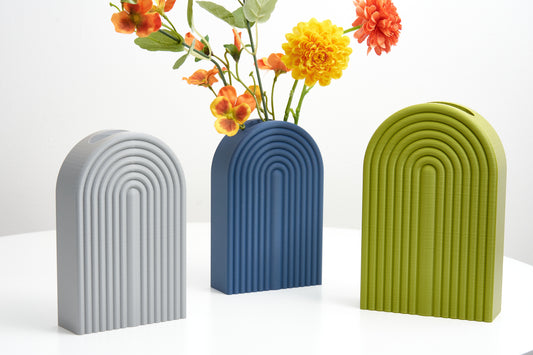Rainbow Vase decorative ornament Modern Arch Vase Home Decoration Elegant Decorative flower Vase Lovers Gift Ornament Flowers lovers Gift