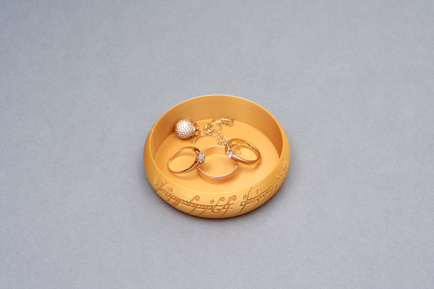 Luxury Wedding Ring Holder | Perfect Engagement Jewelry Organizer | Unique Gift for Lover | Gold ring Holder