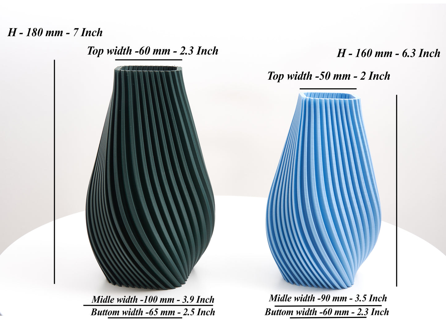 Trendy decorative vase Unique shelf ornament Perfect for dried and artificial flower arrangement Original home decor Gift for flower lovers