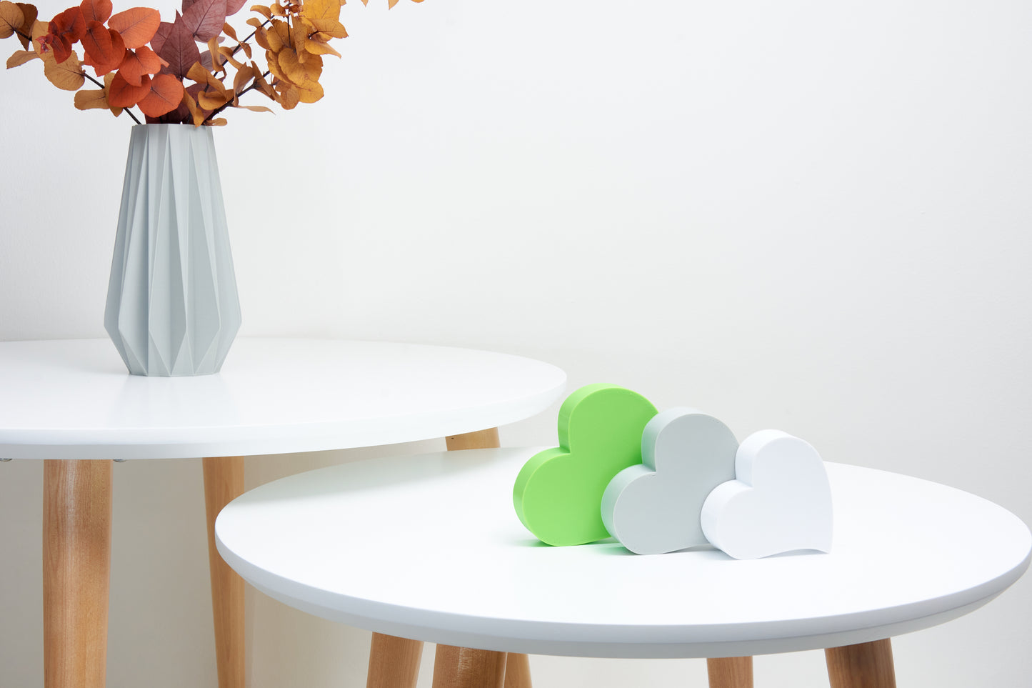 Hearts Set| Hearts Gift for Her| Romantic Hearts Decor| Minimalist Hearts Accent| Whimsical Hearts Decoration|Freestanding Decorative Hearts