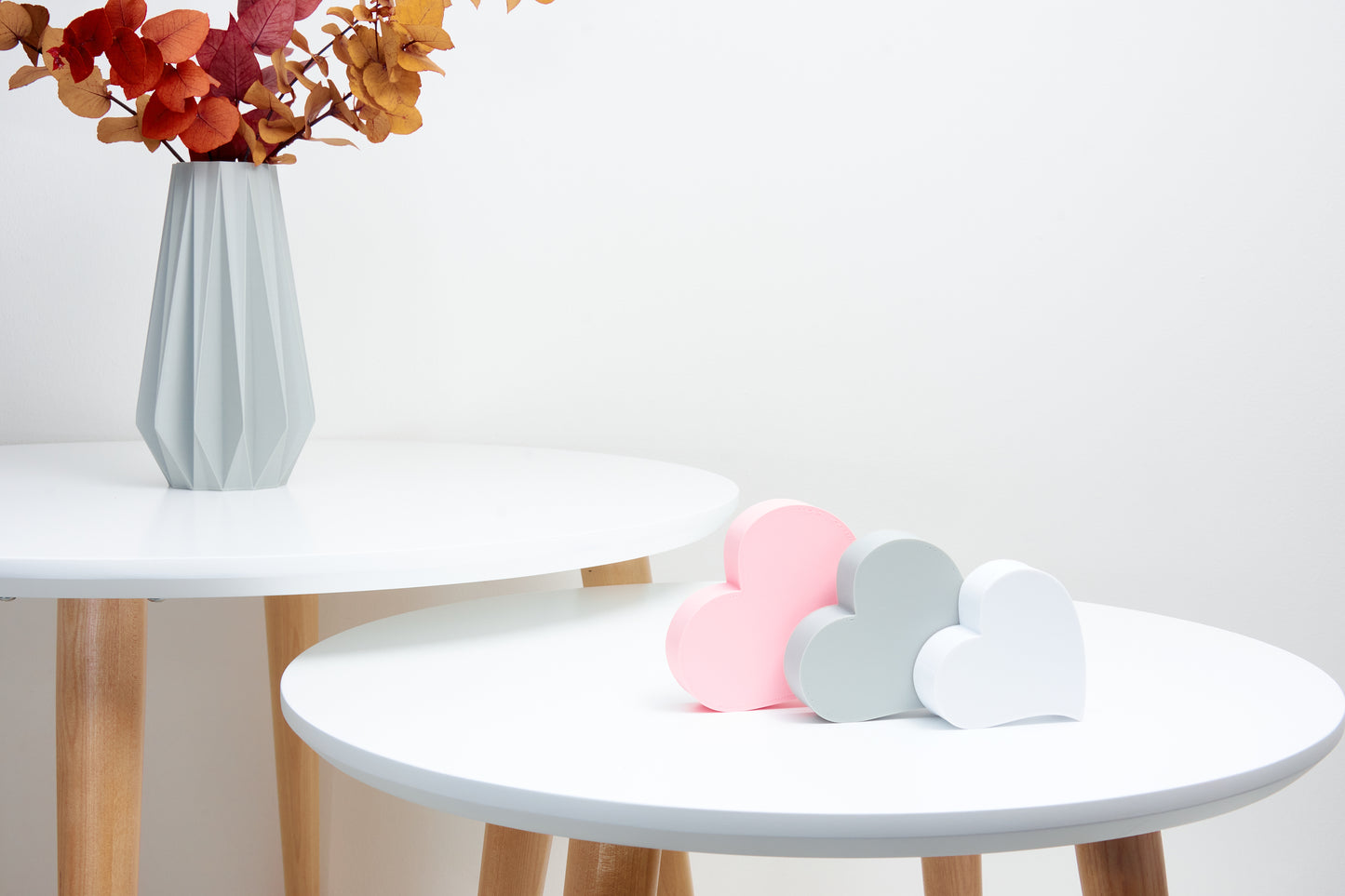 Hearts Set| Hearts Gift for Her| Romantic Hearts Decor| Minimalist Hearts Accent| Whimsical Hearts Decoration|Freestanding Decorative Hearts