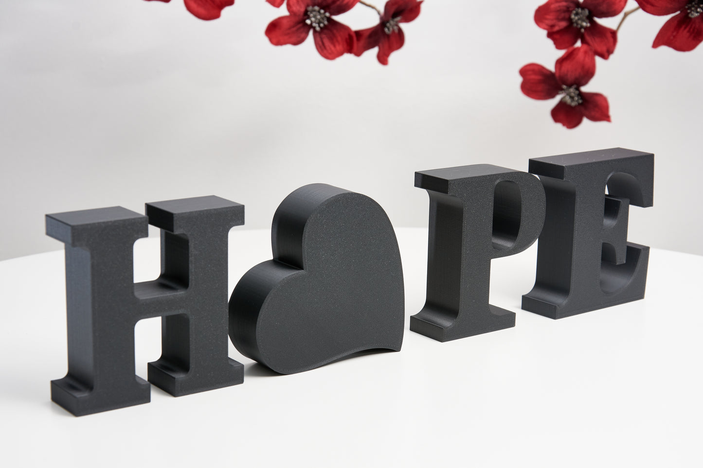 Hope Sign | Inspirational Hope Lettering Ornament | Decorative Block Letters | Mantel Home Decor | Motivational Gift |Freestanding Word Sign