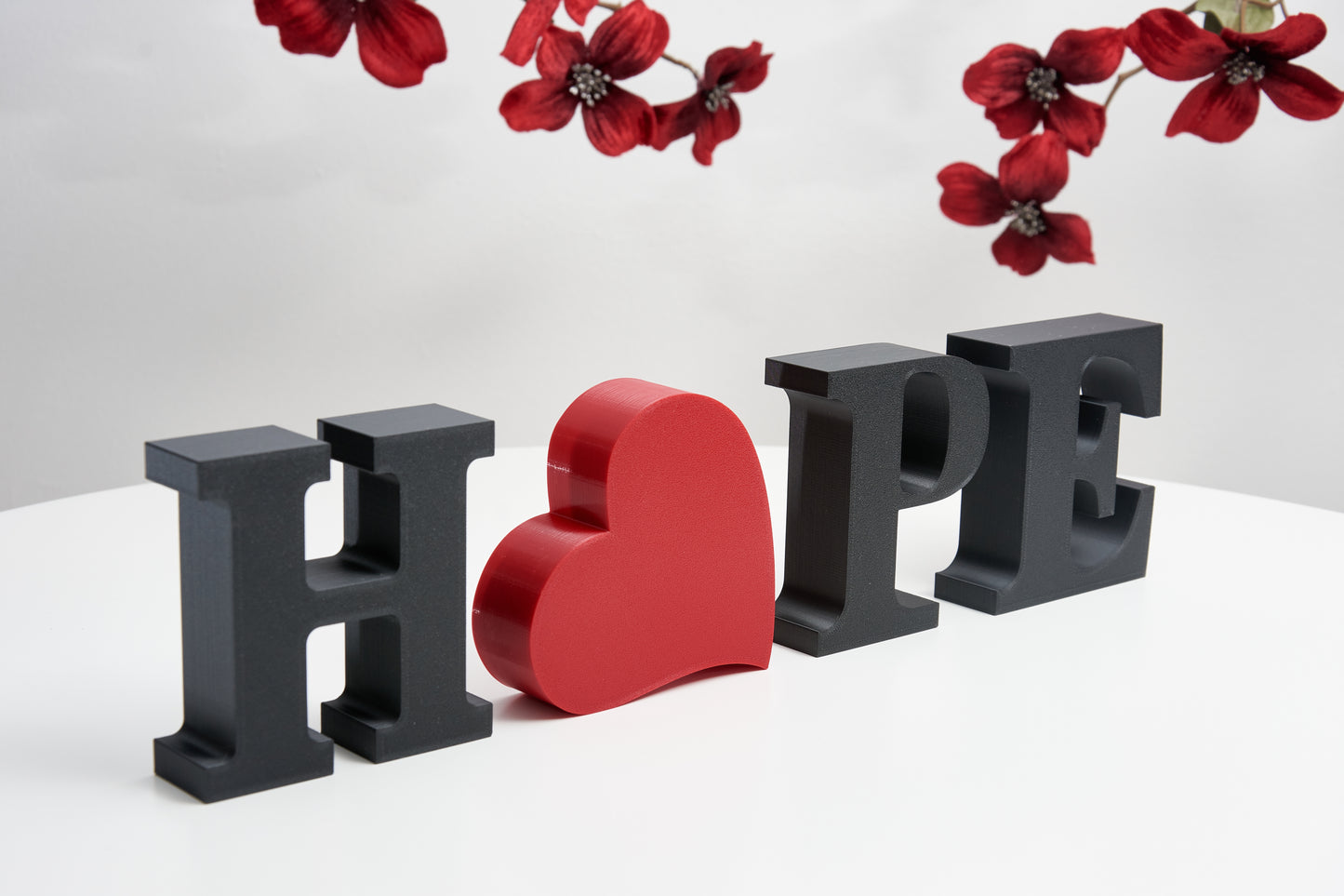 Hope Sign | Inspirational Hope Lettering Ornament | Decorative Block Letters | Mantel Home Decor | Motivational Gift |Freestanding Word Sign