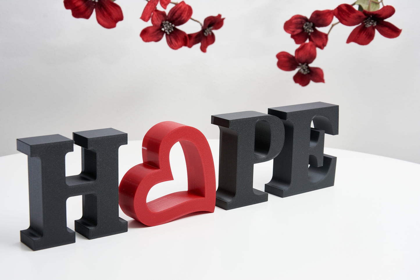 Hope Sign | Inspirational Hope Lettering Ornament | Decorative Block Letters | Mantel Home Decor | Motivational Gift |Freestanding Word Sign