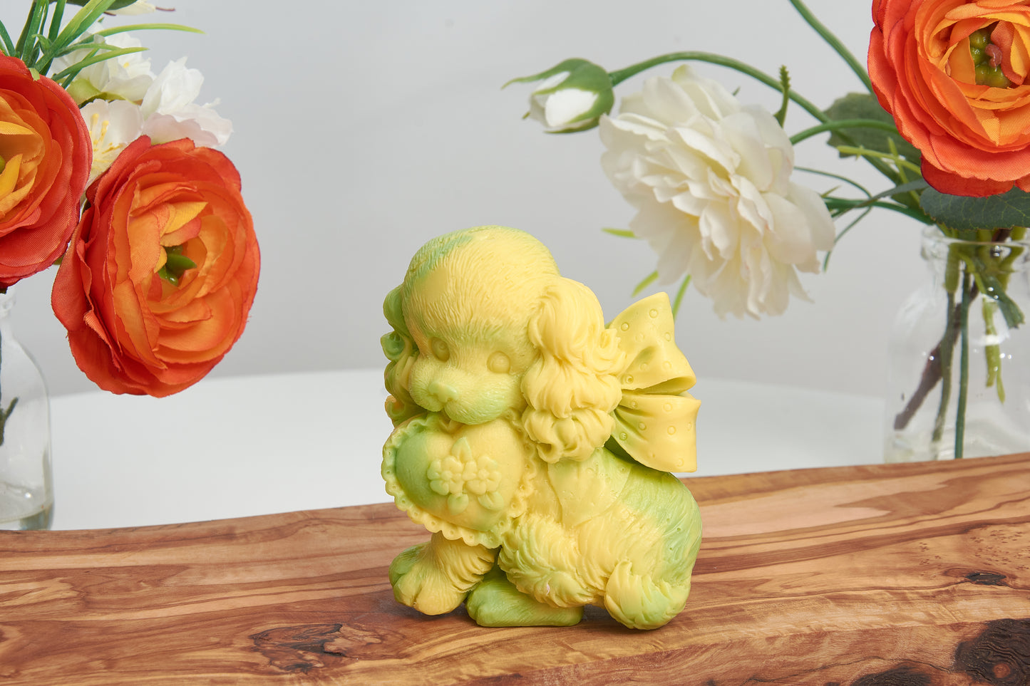 Poodle Puppy Soap Favour, Handmade Shea Butter, Kawaii Dog Lover Gift, Scented Novelty Figurine