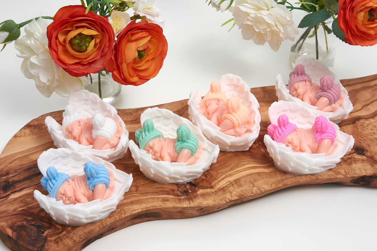 Baby on Wing | Christening Gift | 1st Birthday Party | Newborn Baby Shower Gift for Guests | Cute Baby First Gift |Scented Baby Shower Favor