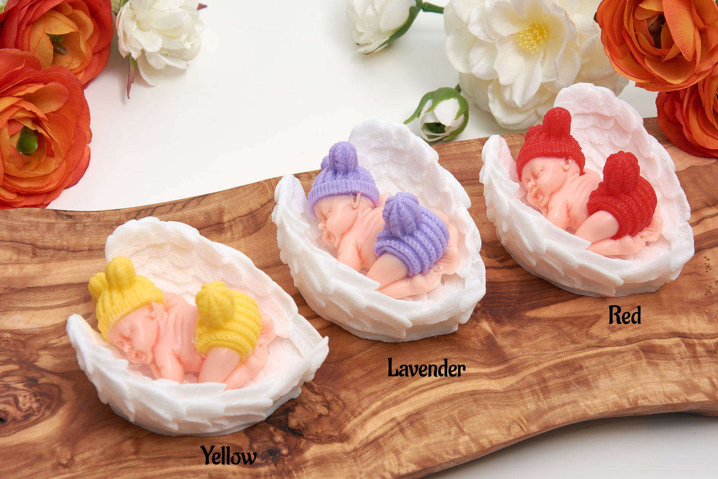 Baby on Wing | Christening Gift | 1st Birthday Party | Newborn Baby Shower Gift for Guests | Cute Baby First Gift |Scented Baby Shower Favor