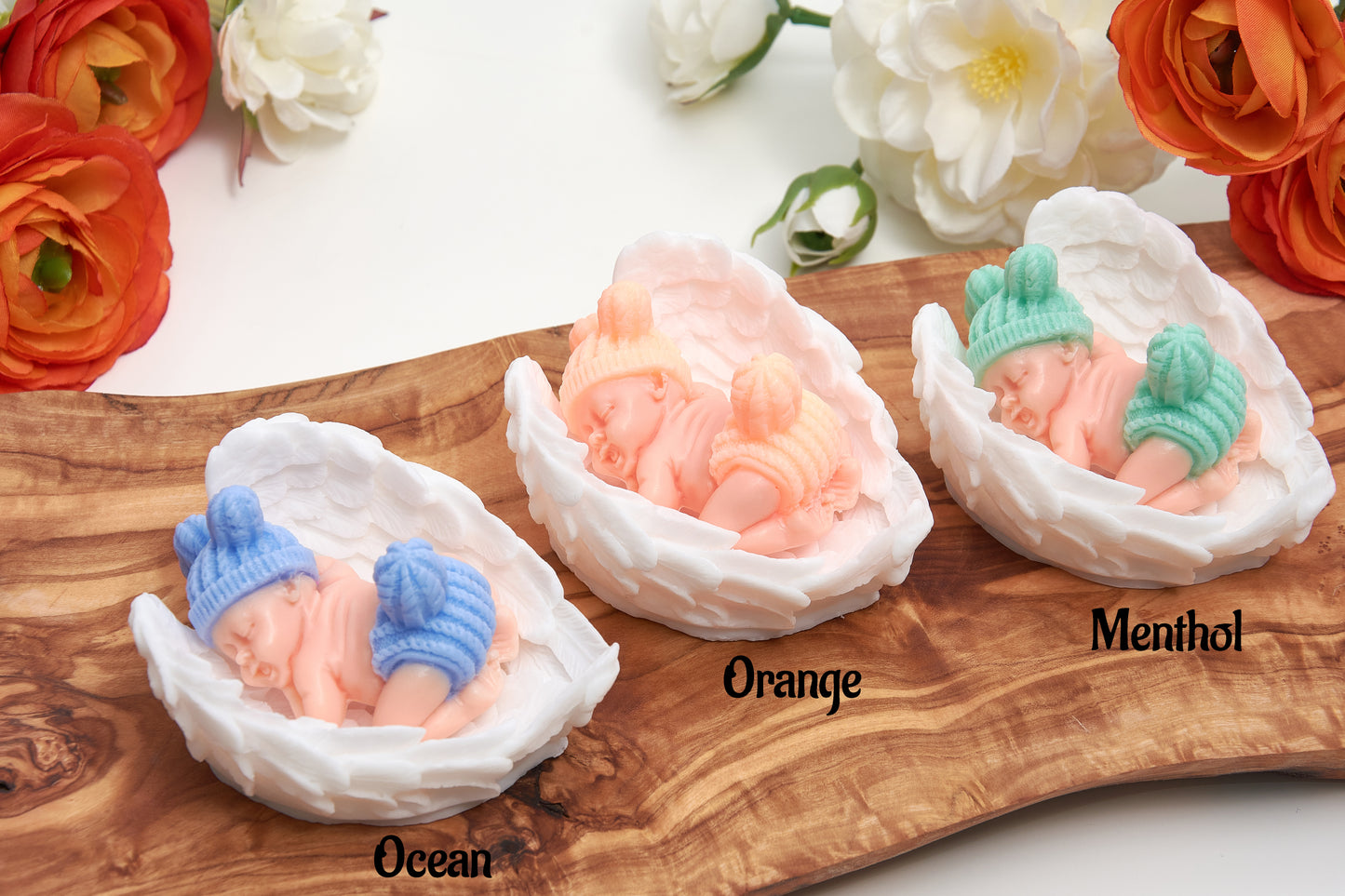 Baby on Wing | Christening Gift | 1st Birthday Party | Newborn Baby Shower Gift for Guests | Cute Baby First Gift |Scented Baby Shower Favor