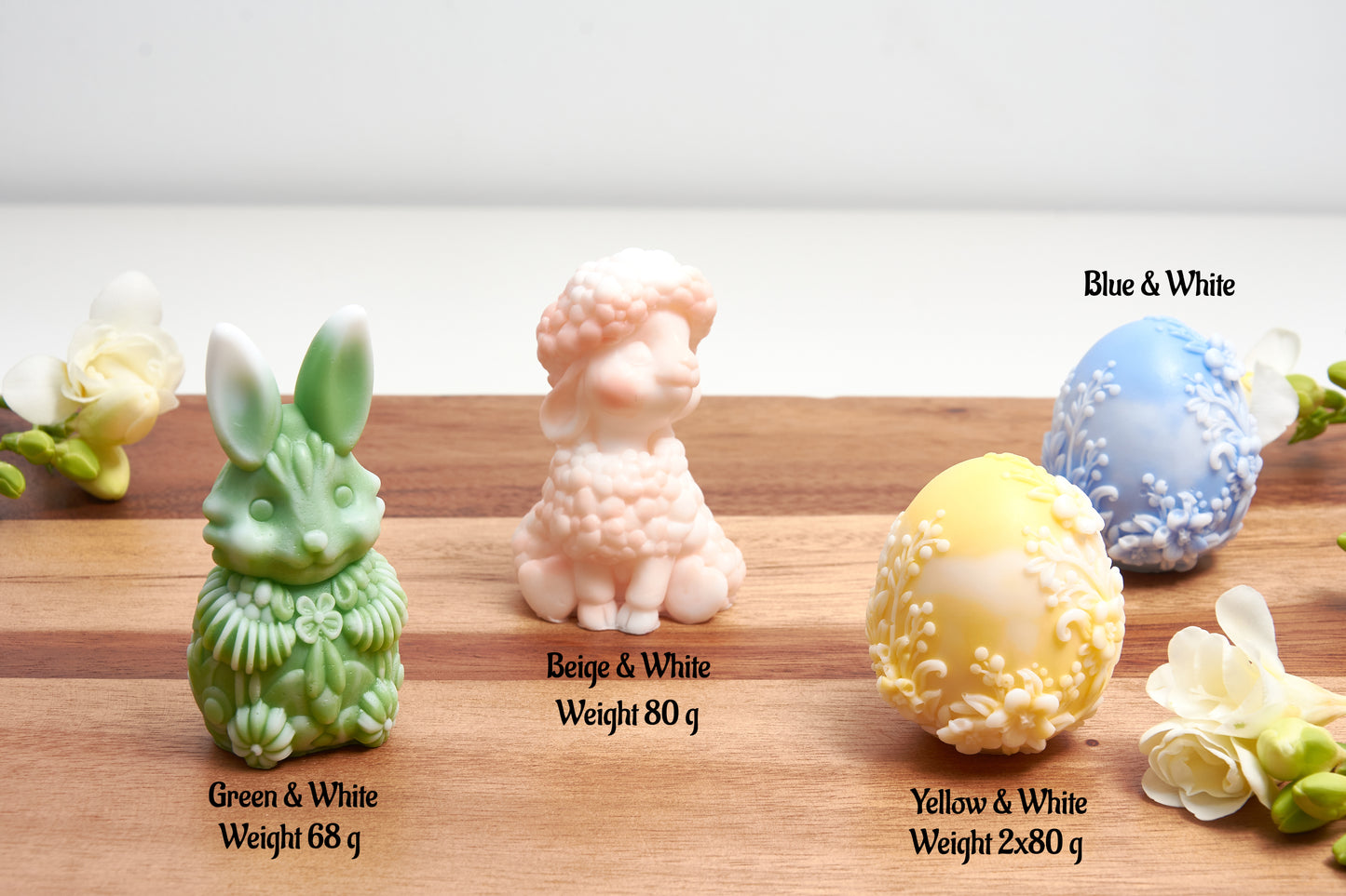 Easter Egg, Bunny and Lamb – Decorative Scented Handmade Soap – Basket Filler Gift – Easter Set