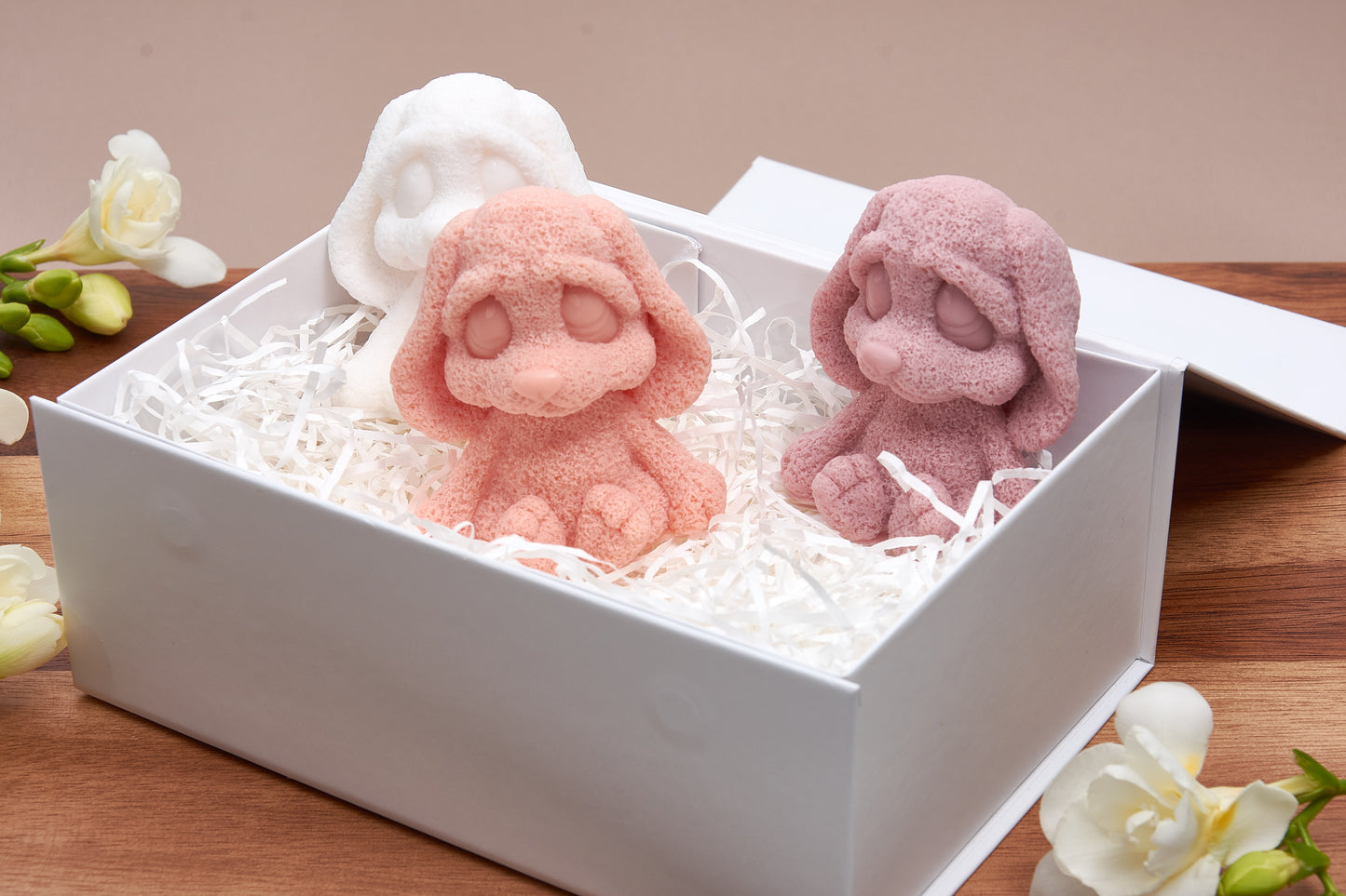 Puppy Set : Decorative dogs, Handmade Soap Favor, Gift for Pet Lovers, Cute dog owner Gift