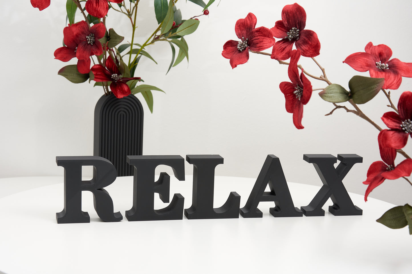 Relax Sign | Freestanding Relax Letters | Bathroom Ornament | Shelf or Mantel Decor | Bathroom decor Relax Word Ornament | Housewarming Gift