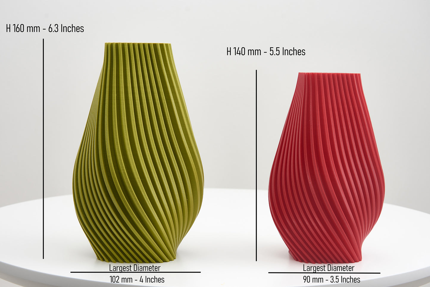 Trendy decorative vase Unique shelf ornament Perfect for dried and artificial flower arrangement Original home decor Gift for flower lovers